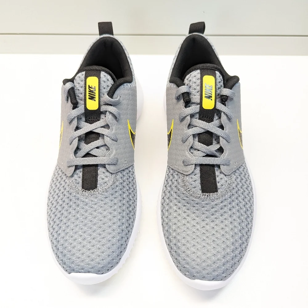 6Y Nike Roshe Golf G Junior Lace Up Grey Yellow Spikeless shoes sie Youth's 6